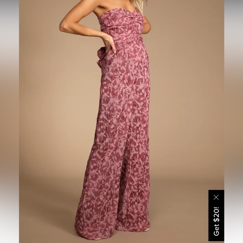 Flowered jumpsuit